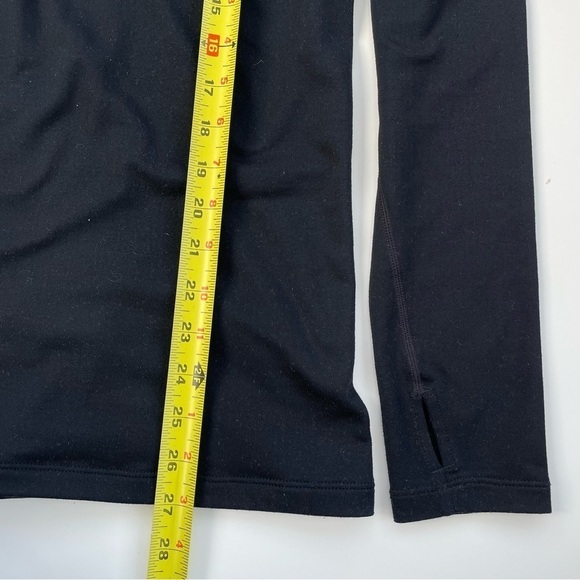 Nike Dri-Fi Women's Black Quarter Zip Pro Combat Fitted Long Sleeve Size Large - Picture 9 of 9